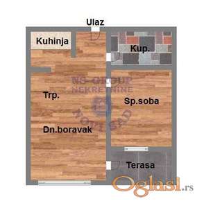 Jednoiposoban 38m2 Bulevar Patrijarha Pavla