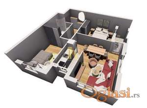 Odličan trosoban stan na Petrovaradinu, CENA SA PDV-OM