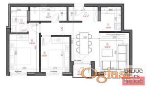 SREMSKA KAMENICA, 60m2, Trosoban sa pdv, Izgradnja, Renomiran investitor