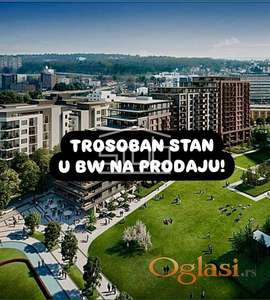 Trosoban stan u BW - zgrada Scala! Prelep stan sa dvorištem na prodaju! ID#1159