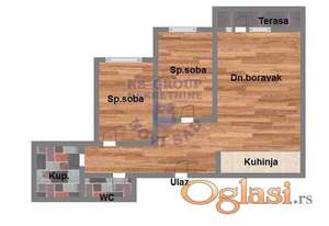 VRHUNSKI KVALITET - Trosoban - 61m2