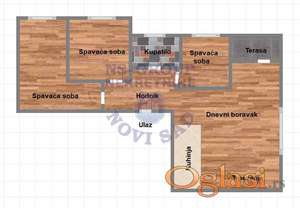 Troiposoban, 71m2 Klisa