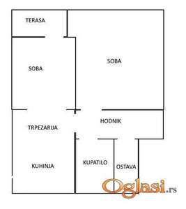 STAN - NOVI SAD - LIMAN 1 - 40m2 - 120000 evra