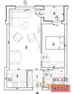 SOMBORSKI BULEVAR, 48m2, Dvosoban sa pdv, Izgradnja