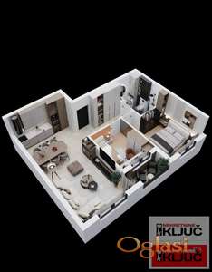 KOD LIPOV GAJA, 62m2, Dvoiposoban sa pdv, Smart house