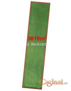 Futog-Lep Građevinski Plac 3600 m2 preko pruge u Poslovnoj Zoni-065/385 8880