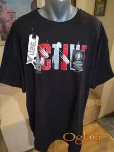 Nova muska pamucna majica Benx u velikom broju 5XL Crna Novo