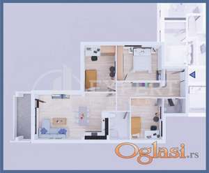 Novogradnja u blizini Keja, 3.5, 89 m2