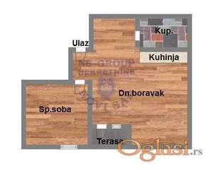 Dvosoban stan u izgradnji na Podbari