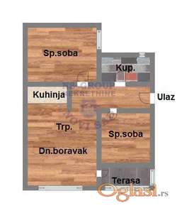 Dvoiposoban stan u izgradnji na Telepu