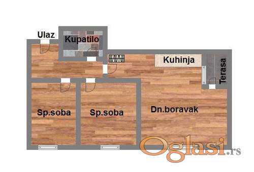 Nov dvoiposoban stan, Podbara, sa povratom PDV-a!