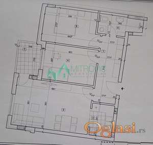 Petrovaradin, Novi Majur - Dvoiposoban stan 63 m2 