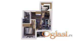 Dvosoban 37m2, Grbavica