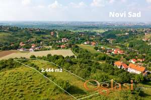 Ekskluzivan plac - Gradjevinsko zemljiste, Pogled na ceo Novi Sad, Fruska Gora, Rakovac