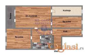 559808-  Trosoban komforan stan na Keju