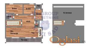 Cetvorosoban, 98m2 Telep