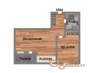 Telep, dvosoban, 42m2