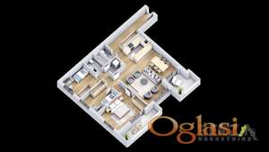 LUKSUZNI STAN U CENTRU, sa PDV-om