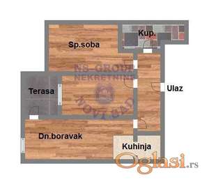 Trosoban stan u izgradnji 63m2 Stari Majur