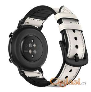 Beli kozni kais sa silikonom 20/222mm Samsung,Huawei,Amazfit watch