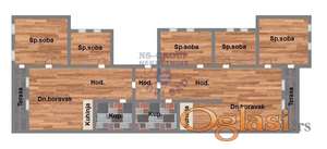 Sedmosoban stan na Miseluku,141m2