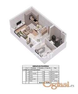 Odlican jednoiposoban stan u novogradnji! ID#1058