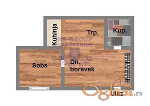 Jednoiposoban stan, 33m2, Sremska Kamenica