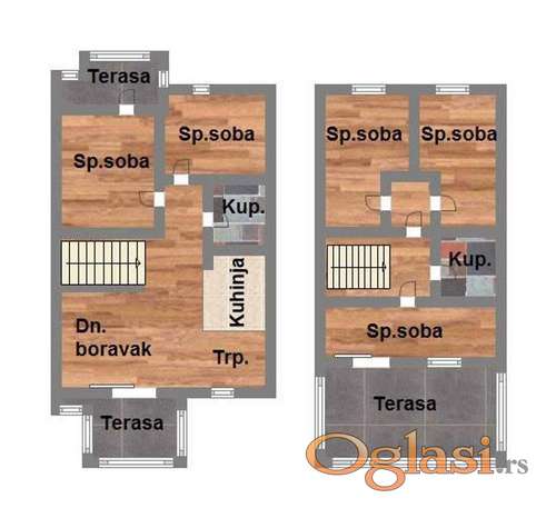 Petosoban u izgradnji, 124m2, Bulevar Evrope