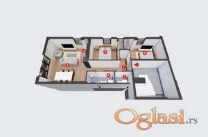 Novi moderni kompleks u izgradnji! 2.5 stan