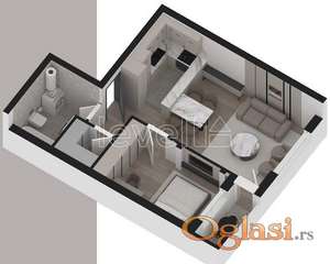 NOVI SAD - TELEP SEVERNI - 49.70 m2