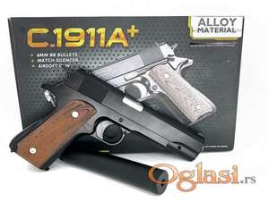 Pistolj za airsoft C.1911A+ Full Metal COLT pištolj