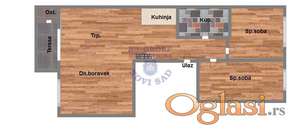 Dvoiposoban, 64m2 Telep