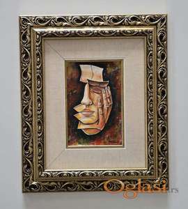 Slika - Tisina, akril na platnu. Minijatura