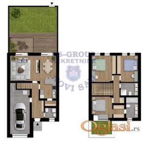 Naselje je urbanistički koncipirano sa ciljem da se minimalizuju površine