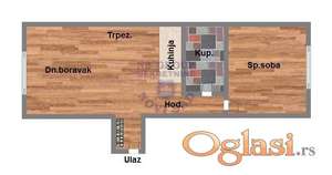 Dvosoban stan na Petrovaradinu u izgradnji