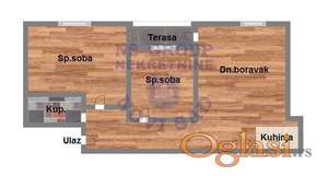 Dvoiposoban stan na Telepu, 49m2