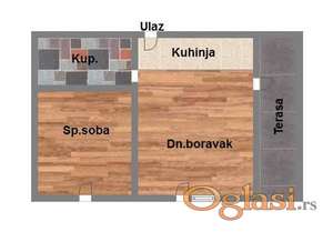 Fenomenalna lux izgradnja, dvosoban 46m2