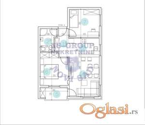 Dvoiposoban stan u Petrovaradinu, 53m2