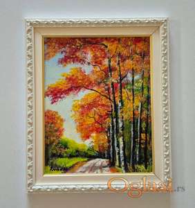 Ulje na lesonitu - Mali jesenji putic