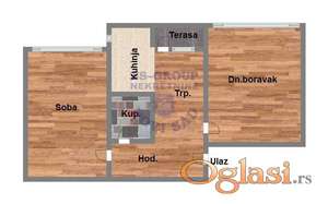 Dvosoban komforan stan- Detelinara!