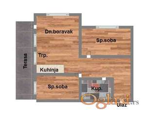 Trosoban stan, Adice, 88m2