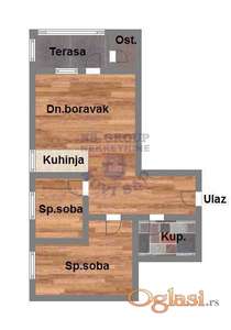 Dvosoban stan u izgradnji
