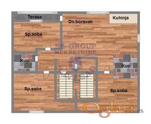 Četvorosoban stan u izgradnji 80m2 - Adice