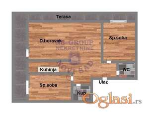 Trosoban u izgradnji! Odlican!