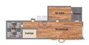 Dvosoban 53m2 Bulevar Evrope