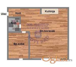 Odlican dvosoban stan u izgradnji kod Sajma