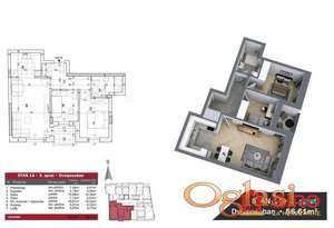 DVOIPOSOBAN STAN NA REDOVNOJ ETAŽI