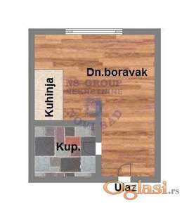 Garsonjera u Petrovaradinu, 18m2