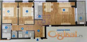 Trosoban stan na Telepu