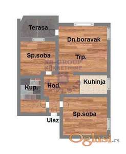 Dvoiposoban 53m2 Sadovi